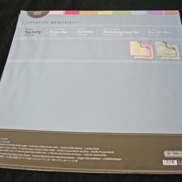 One Pkg Creative Memories Tea Party Additions - Picture 1 of 3